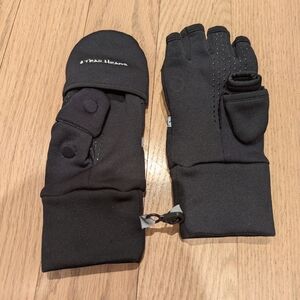 Black Convertible Mittens